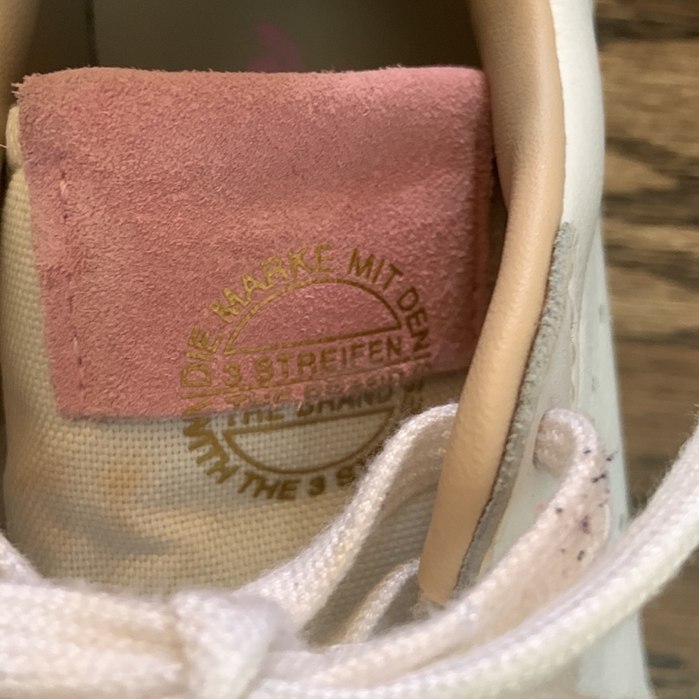 Adidas Supercourt Originals White True Pink Sneakers - Picture 6 of 9